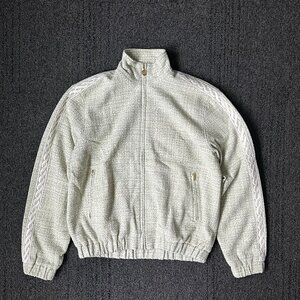 Aime Leon Dore Men's Small Tweed Green Track Jacket